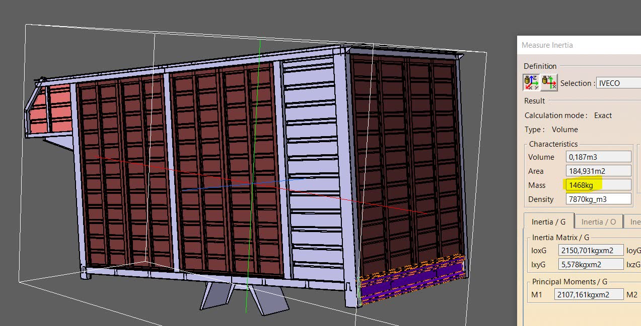 Modelo CAD de conjunto mecánico con vistas de despiece técnico