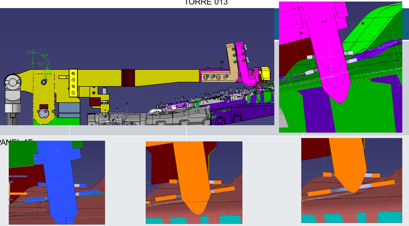 Modelo digital de análisis estructural por elementos finitos de una pieza industrial
